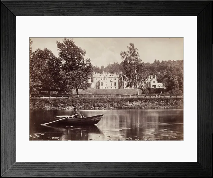 Framed Print : Abbotsford from the Tweed, c1880. Creator: George Washington Wilson Framed Print : Abbotsford from the Tweed, c1880. Creator: George Washington Wilson