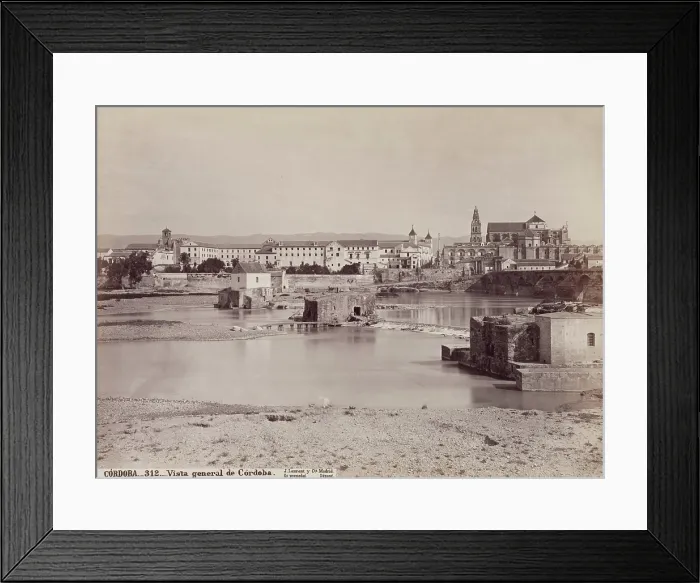 Framed Print : General view of Cordoba, c1885. Creator: Juan Laurent Framed Print : General view of Cordoba, c1885. Creator: Juan Laurent