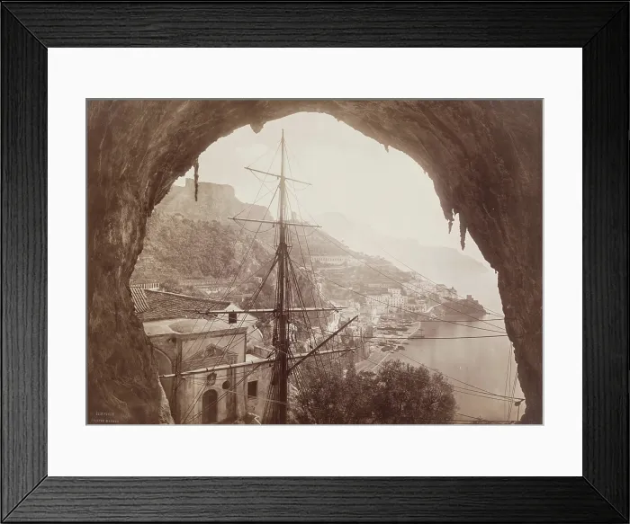 Framed Print : Panorama of Amalfi from St. Christopher's, c1880. Creator: Giacomo Brogi. Panorama of Amalfi from St. Christopher's, c1880. Creator: Giacomo Brogi Framed Print : Panorama of Amalfi from St. Christopher's, c1880. Creator: Giacomo Brogi. Panorama of Amalfi from St. Christopher's, c1880. Creator: Giacomo Brogi