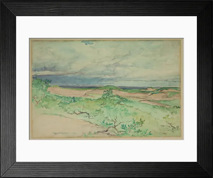 Framed Print : At Cape Ann, between 1860 and 1909. Creator: Walter Shirlaw Framed Print : At Cape Ann, between 1860 and 1909. Creator: Walter Shirlaw