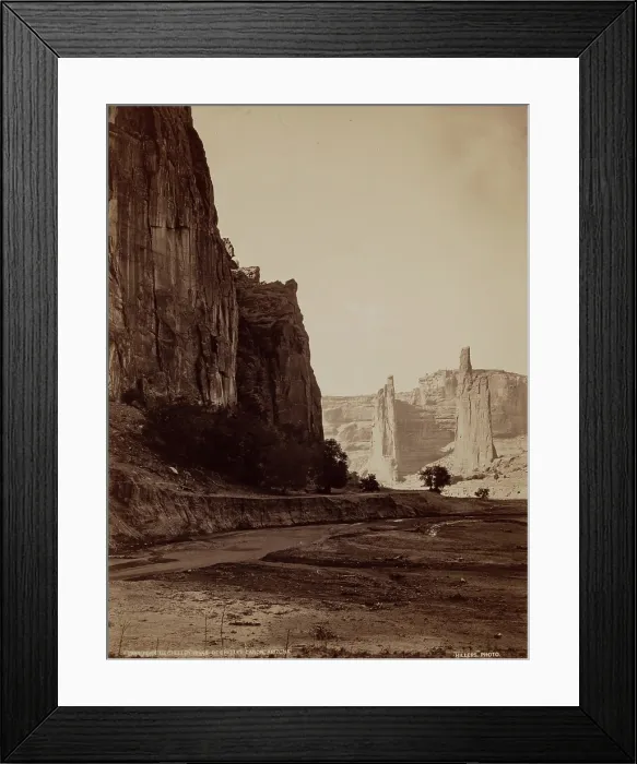 Framed Print : East Fork, De Chelley River, De Chelley Canon, Arizona, late 19th-early 20th century. Creator: John Karl Hillers Framed Print : East Fork, De Chelley River, De Chelley Canon, Arizona, late 19th-early 20th century. Creator: John Karl Hillers