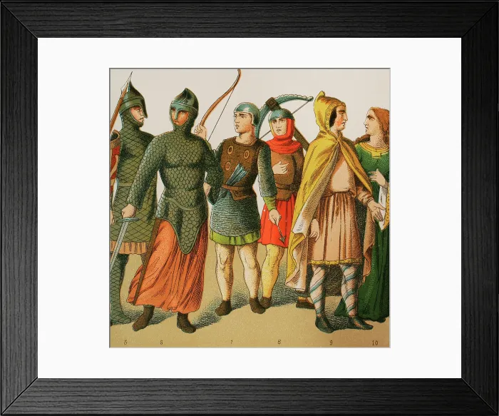 Framed Print : Normans, 1000-1100, (1884). Creator: Unknown Framed Print : Normans, 1000-1100, (1884). Creator: Unknown