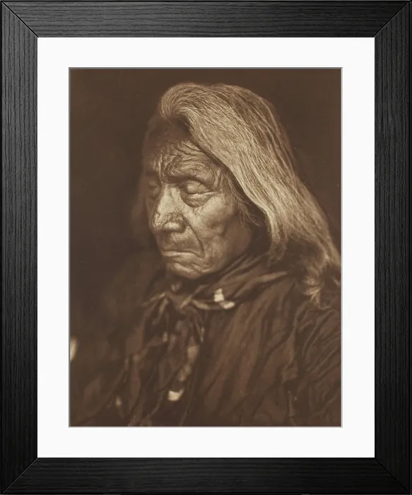 Framed Print : Red Cloud, Ogalala, 1905. Creator: Edward Sheriff Curtis Framed Print : Red Cloud, Ogalala, 1905. Creator: Edward Sheriff Curtis