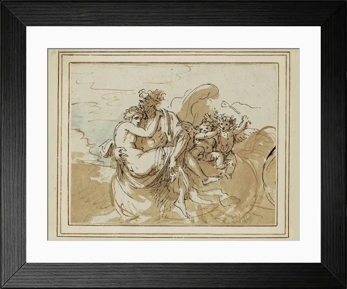 Framed Print : The Rape of Proserpine, between 18th and 19th century. Creator: Benjamin West Framed Print : The Rape of Proserpine, between 18th and 19th century. Creator: Benjamin West