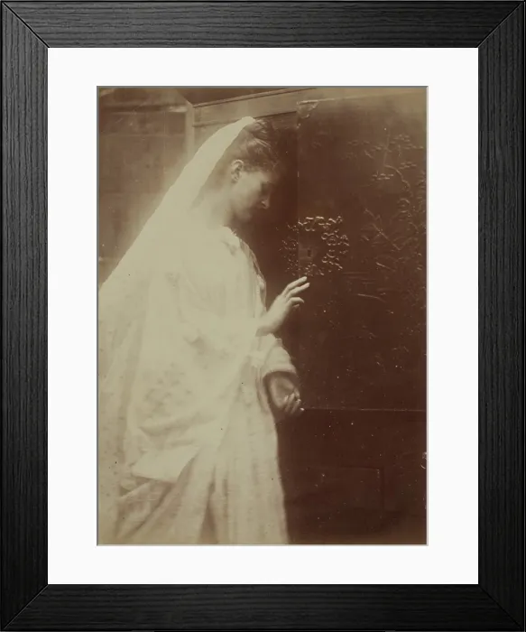 Framed Print : Enid, 1874. Creator: Julia Margaret Cameron Framed Print : Enid, 1874. Creator: Julia Margaret Cameron