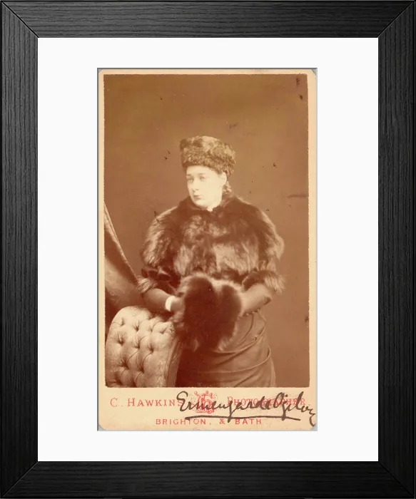 Framed Print : Ermengarde Ozilor, between 1855 and 1860. Creator: Charles Hawkins Framed Print : Ermengarde Ozilor, between 1855 and 1860. Creator: Charles Hawkins