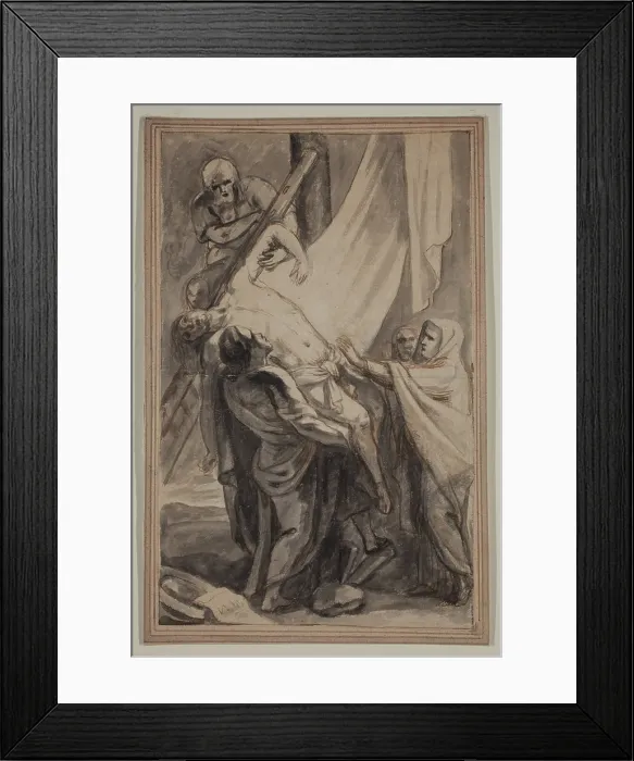 Framed Print : Descent from the Cross, 17th century. Creator: Unknown Framed Print : Descent from the Cross, 17th century. Creator: Unknown