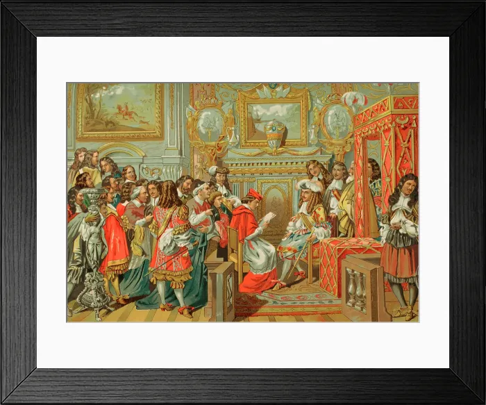 Framed Print : Louis XIV, known as 'the Sun King', (1638-1715), King of France, (1643-1715) (1881). Creator: Unknown Framed Print : Louis XIV, known as 'the Sun King', (1638-1715), King of France, (1643-1715) (1881). Creator: Unknown