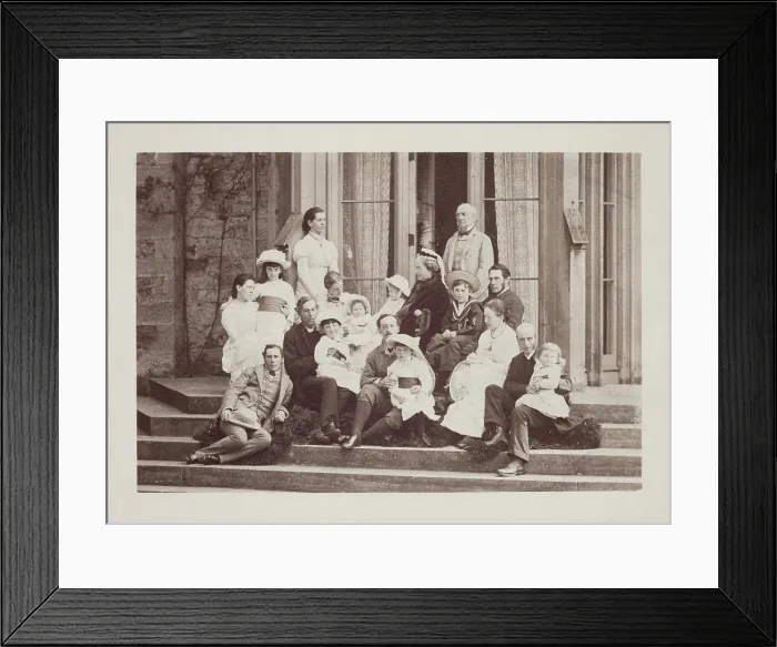 Framed Print : William Ewart Gladstone and His Family, between 1870 and 1880. Creator: George Watmough Webster & Son Framed Print : William Ewart Gladstone and His Family, between 1870 and 1880. Creator: George Watmough Webster & Son