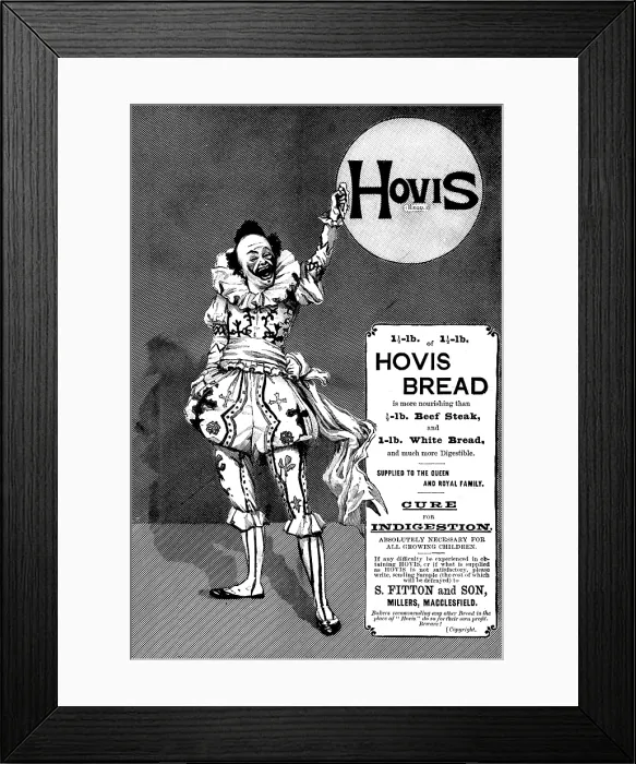 Framed Print : Advertisement for Hovis Bread, 1895. Creator: Unknown Framed Print : Advertisement for Hovis Bread, 1895. Creator: Unknown