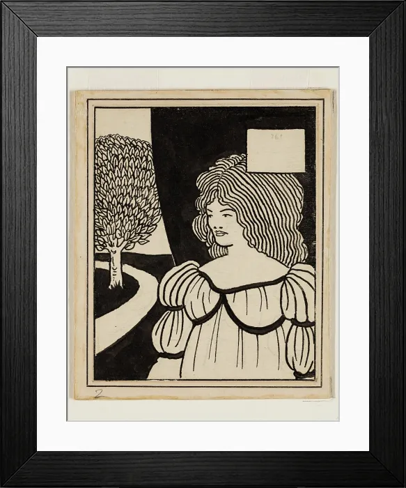 Framed Print : Chapter Heading for Le Morte d'Arthur, c.between 1893 and 1894. Creator: Aubrey Beardsley. Chapter Heading for Le Morte d'Arthur, c.between 1893 and 1894 Framed Print : Chapter Heading for Le Morte d'Arthur, c.between 1893 and 1894. Creator: Aubrey Beardsley. Chapter Heading for Le Morte d'Arthur, c.between 1893 and 1894