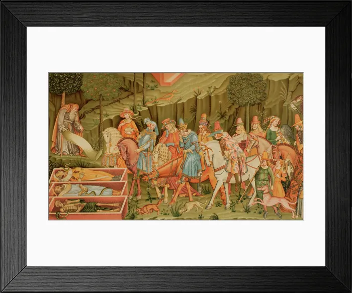 Framed Print : The Triumph of Death, 14th century, (1877). Creator: Unknown Framed Print : The Triumph of Death, 14th century, (1877). Creator: Unknown