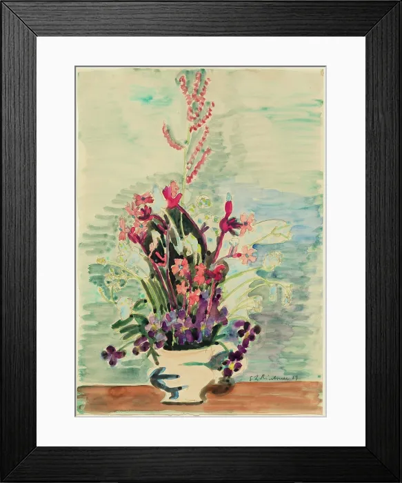 Framed Print : Vase of Flowers, 1929. Creator: Ernst Kirchner Framed Print : Vase of Flowers, 1929. Creator: Ernst Kirchner