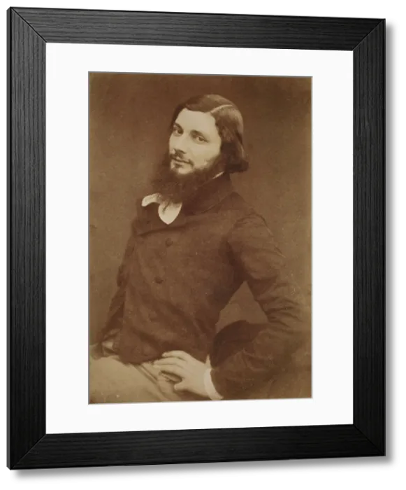 Framed Print : Courbet, 1853. Creators: Victor Laine, Emile Defonds Framed Print : Courbet, 1853. Creators: Victor Laine, Emile Defonds