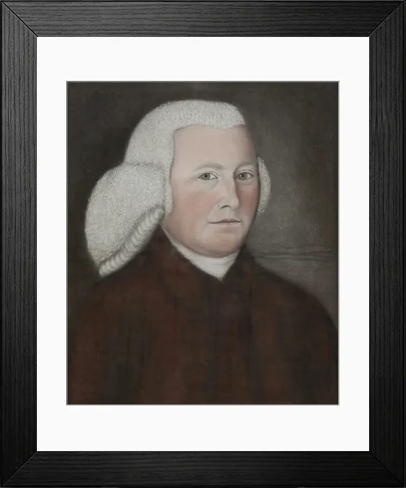 Framed Print : A Man, between 1765 and 1770. Creator: Unknown Framed Print : A Man, between 1765 and 1770. Creator: Unknown