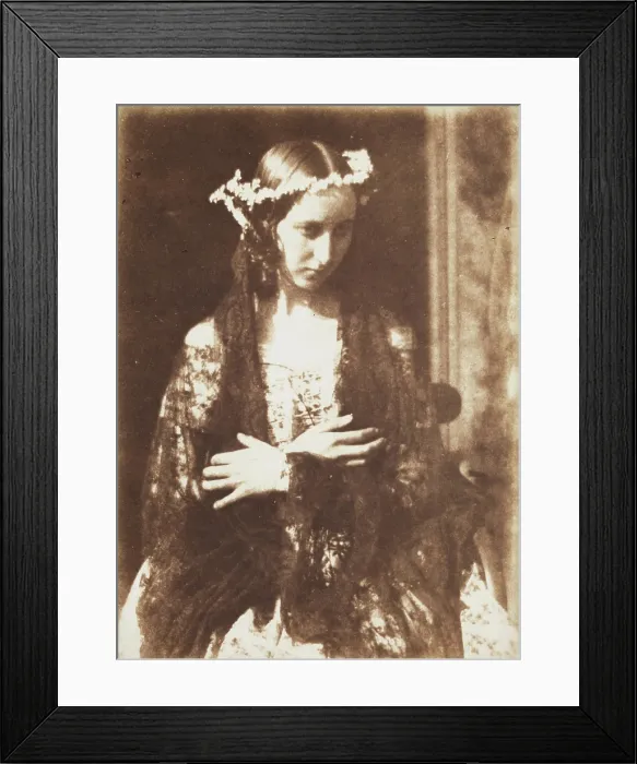 Framed Print : Miss Rennie, c1845. Creators: Robert Adamson, Hill & Adamson, David Octavius Hill Framed Print : Miss Rennie, c1845. Creators: Robert Adamson, Hill & Adamson, David Octavius Hill
