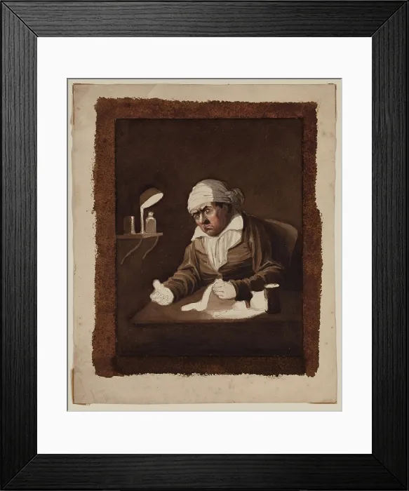 Framed Print : Figure Study, c1820-1865. Creator: David Claypoole Johnston Framed Print : Figure Study, c1820-1865. Creator: David Claypoole Johnston