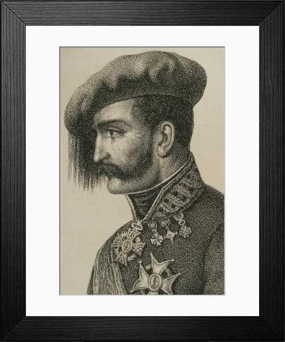 Framed Print : Tomas Zumalacarregui (1788-1835), Spanish soldier, 1868. Creator: Unknown Framed Print : Tomas Zumalacarregui (1788-1835), Spanish soldier, 1868. Creator: Unknown