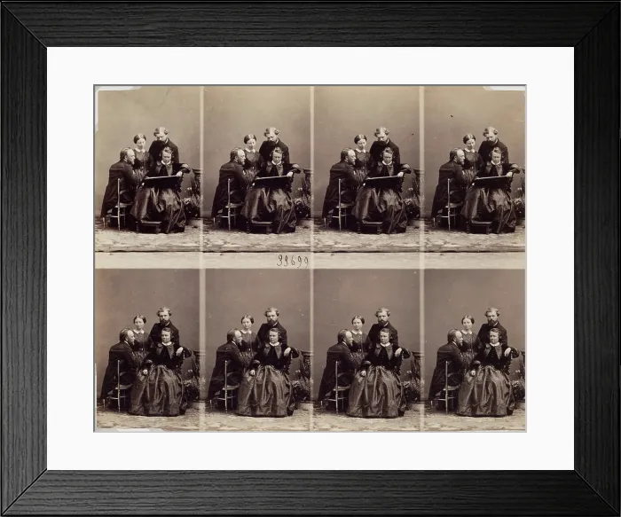 Framed Print : Rosa Bonheur, Painter; and Family, 1863. Creator: Andre-Adolphe-Eugene Disderi Framed Print : Rosa Bonheur, Painter; and Family, 1863. Creator: Andre-Adolphe-Eugene Disderi