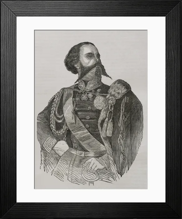 Framed Print : Victor Emmanuel II, (1820-1878), Last King of the Kingdom of Sardinia (1849-1861) and the... 1871. Creator: Unknown Framed Print : Victor Emmanuel II, (1820-1878), Last King of the Kingdom of Sardinia (1849-1861) and the... 1871. Creator: Unknown