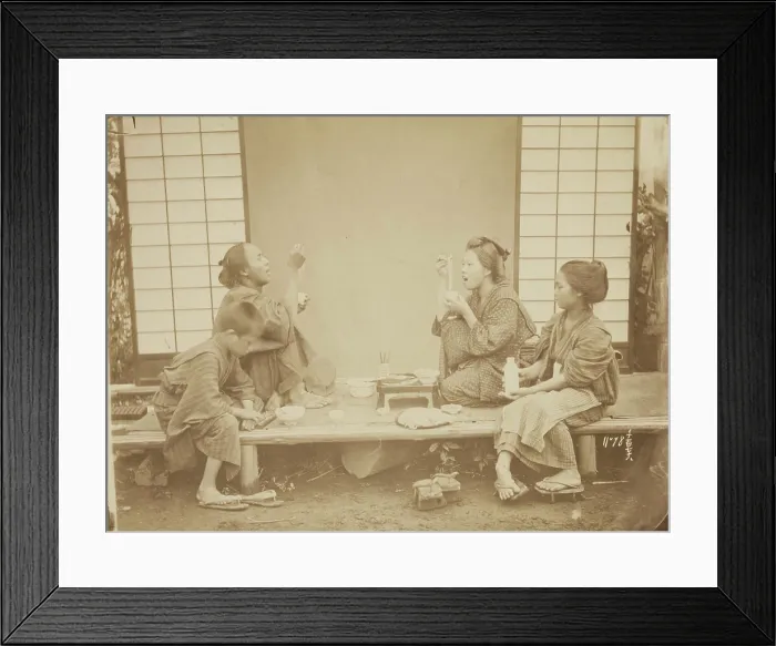 Framed Print : Home Life, 1884. Creator: Unknown Framed Print : Home Life, 1884. Creator: Unknown
