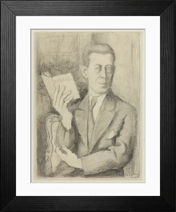 Framed Print : Jean-Louis Gampert, 1921. Creator: Roger de la Fresnaye Framed Print : Jean-Louis Gampert, 1921. Creator: Roger de la Fresnaye