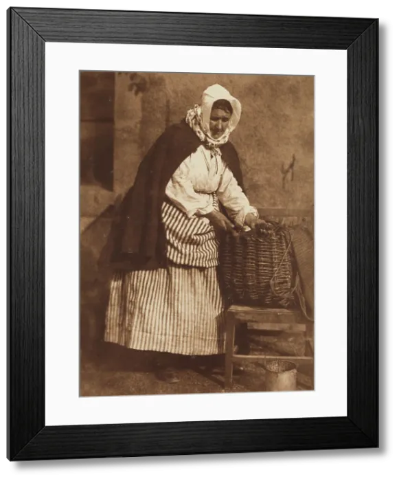 Framed Print : Mrs. Barbara (Johnstone) Flucker, between 1843 and 1847. Creators: David Octavius Hill, Robert Adamson, Hill & Adamson Framed Print : Mrs. Barbara (Johnstone) Flucker, between 1843 and 1847. Creators: David Octavius Hill, Robert Adamson, Hill & Adamson