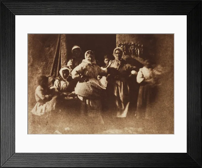 Framed Print : Unknown Women, between 1843 and 1847. Creators: David Octavius Hill, Robert Adamson, Hill & Adamson Framed Print : Unknown Women, between 1843 and 1847. Creators: David Octavius Hill, Robert Adamson, Hill & Adamson
