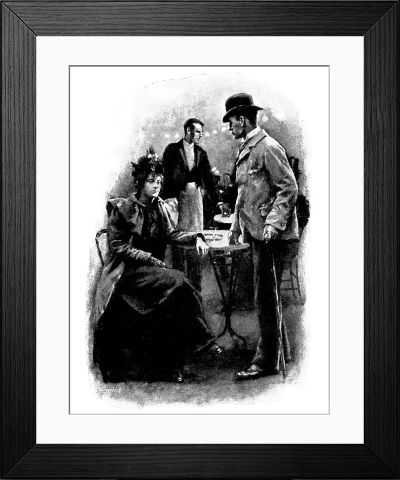 Framed Print : Eve's Ransom...: 'I am a stranger to you, ' Hilliard managed to say... 1895