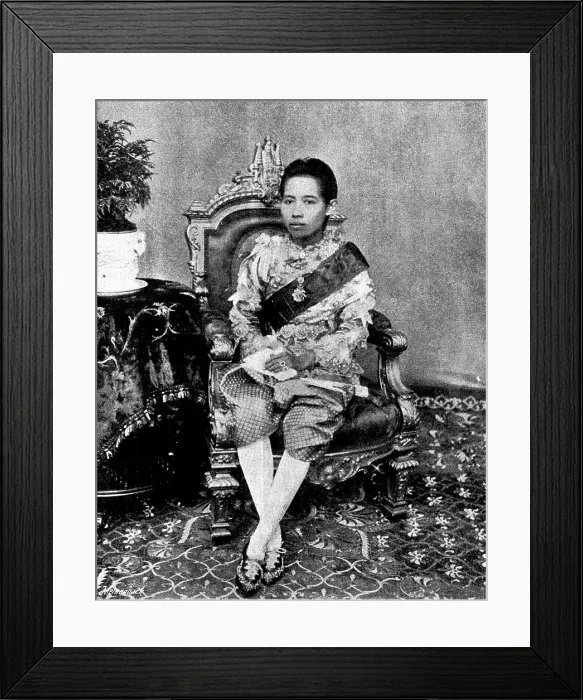 Framed Print : The Queen of Siam, 1895. Creator: George Meisenbach
