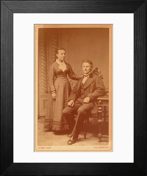 Framed Print : (Untitled), between 1850 and 1865. Creator: Jacob Topp Framed Print : (Untitled), between 1850 and 1865. Creator: Jacob Topp