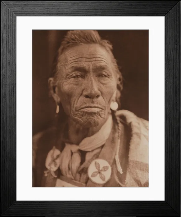 Framed Print : Muwu ('His Tooth'), Sarsi, 1926. Creator: Edward Sheriff Curtis Framed Print : Muwu ('His Tooth'), Sarsi, 1926. Creator: Edward Sheriff Curtis
