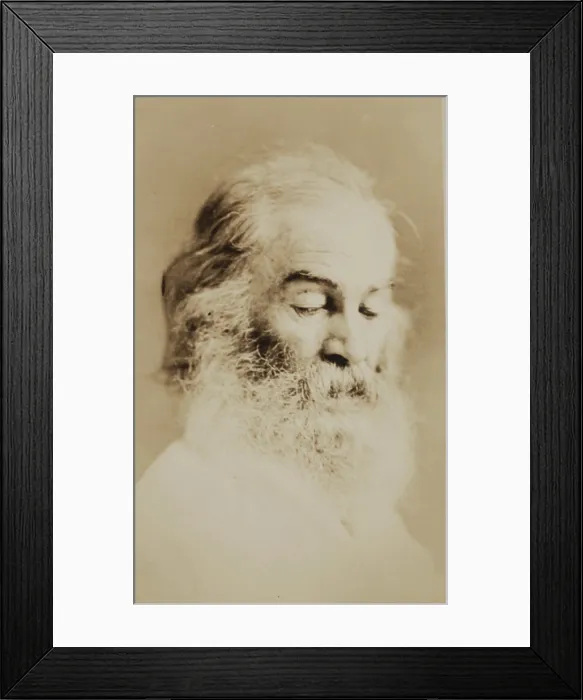 Framed Print : Walt Whitman, c1861. Creator: Unknown Framed Print : Walt Whitman, c1861. Creator: Unknown