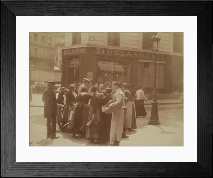 Framed Print : A Corner of Place Mouffetard, between 1900 and 1927. Creator: Eugene Atget Framed Print : A Corner of Place Mouffetard, between 1900 and 1927. Creator: Eugene Atget