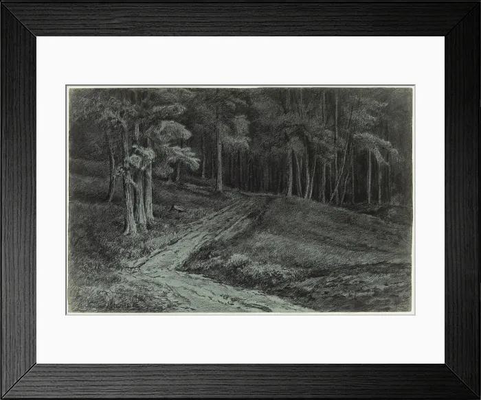 Framed Print : Entrance to the Forest near Kelheim, 1871. Creator: Carel Nicolaas Storm Framed Print : Entrance to the Forest near Kelheim, 1871. Creator: Carel Nicolaas Storm