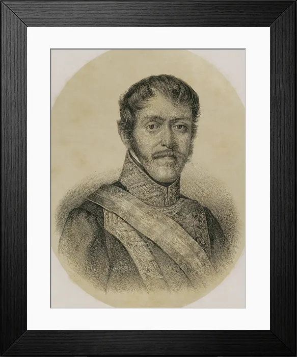 Framed Print : Carlos Maria Isidro de Borbon, (1788-1855), known as Don Carlos, 1868. Creator: Unknown Framed Print : Carlos Maria Isidro de Borbon, (1788-1855), known as Don Carlos, 1868. Creator: Unknown