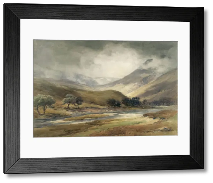 Framed Print : In Glen Luibeg, Braemar, c1900-1924. Creator: George Russell Gowans Framed Print : In Glen Luibeg, Braemar, c1900-1924. Creator: George Russell Gowans