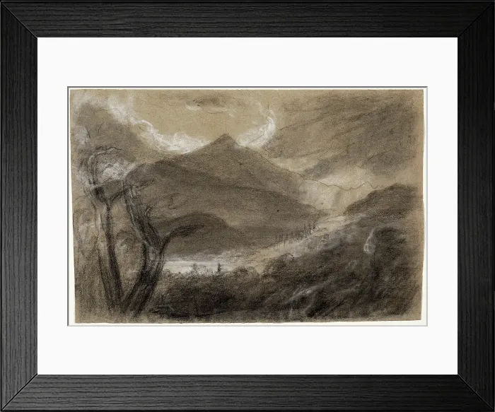 Framed Print : Schroon Mountain, Adirondacks, c1837. Creator: Thomas Cole Framed Print : Schroon Mountain, Adirondacks, c1837. Creator: Thomas Cole