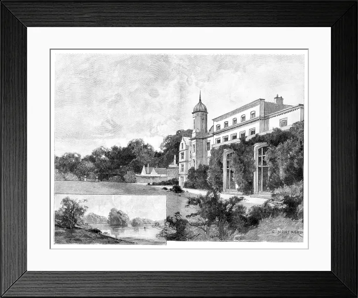 Framed Print : English Homes, No. XXXVII: Eastwell Park, 1895. Creator: Unknown Framed Print : English Homes, No. XXXVII: Eastwell Park, 1895. Creator: Unknown