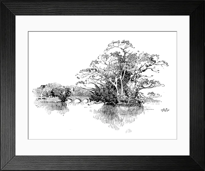 Framed Print : Eastwell Park: the Lake, 1895. Creator: Unknown Framed Print : Eastwell Park: the Lake, 1895. Creator: Unknown