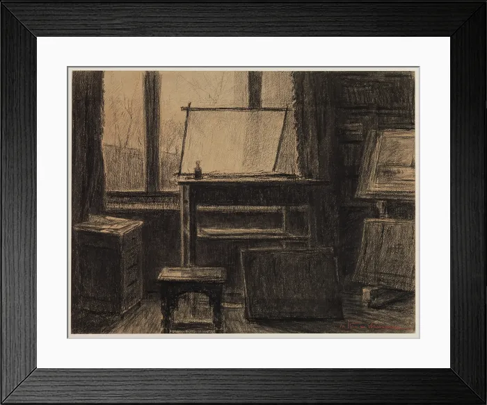 Framed Print : My Studio, between 1860 and 1924. Creator: Carel Nicolaas Storm Framed Print : My Studio, between 1860 and 1924. Creator: Carel Nicolaas Storm