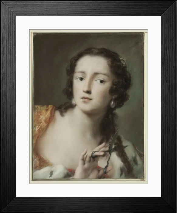 Framed Print : Caterina Sagredo Barbarigo as 'Berenice', c1741. Creator: Rosalba Giovanna Carriera Framed Print : Caterina Sagredo Barbarigo as 'Berenice', c1741. Creator: Rosalba Giovanna Carriera