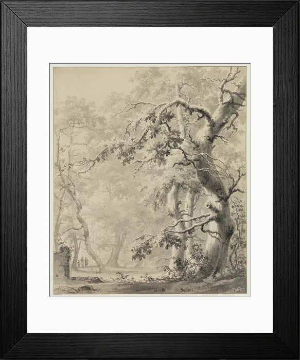Framed Print : Edge of the Woods, between 1780 and 1789. Creator: Jacobus van Liender Framed Print : Edge of the Woods, between 1780 and 1789. Creator: Jacobus van Liender