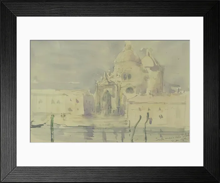 Framed Print : Santa Maria della Salute, 1918. Creator: Martin Hardie Framed Print : Santa Maria della Salute, 1918. Creator: Martin Hardie