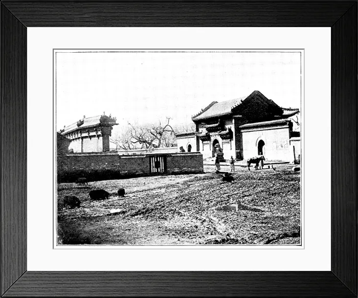Framed Print : Mukden: Temple of the Queen of Heaven, 1895. Creator: Unknown Framed Print : Mukden: Temple of the Queen of Heaven, 1895. Creator: Unknown