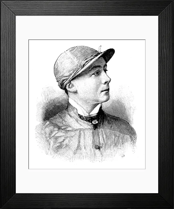 Framed Print : The late Fred Barrett, 1895. Creator: Unknown Framed Print : The late Fred Barrett, 1895. Creator: Unknown