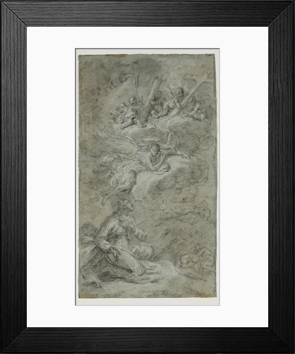 Framed Print : Christ in the Garden of Gethsemane, between 1692 and 1768. Creator: Jean Restout Framed Print : Christ in the Garden of Gethsemane, between 1692 and 1768. Creator: Jean Restout