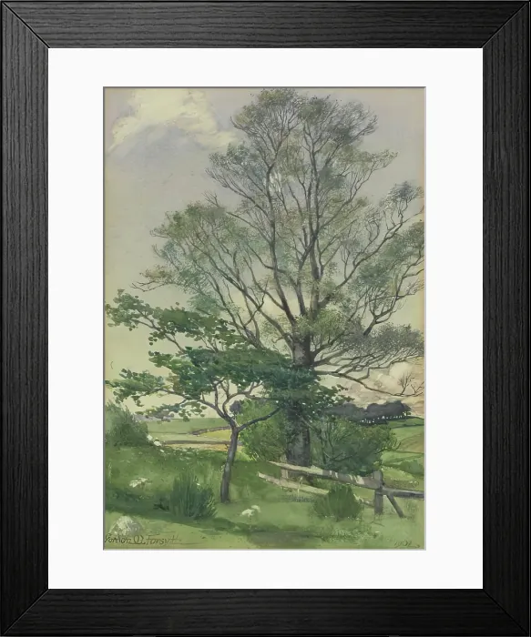 Framed Print : Landscape, 1902. Creator: Gordon Mitchell Forsyth Framed Print : Landscape, 1902. Creator: Gordon Mitchell Forsyth