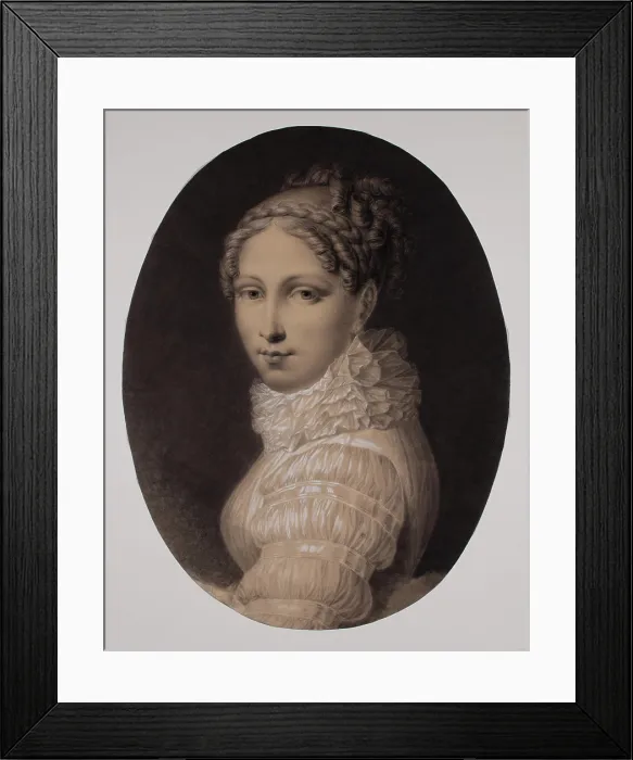 Framed Print : Girl, between 1774 and 1833. Creator: Pierre Narcisse Guerin Framed Print : Girl, between 1774 and 1833. Creator: Pierre Narcisse Guerin