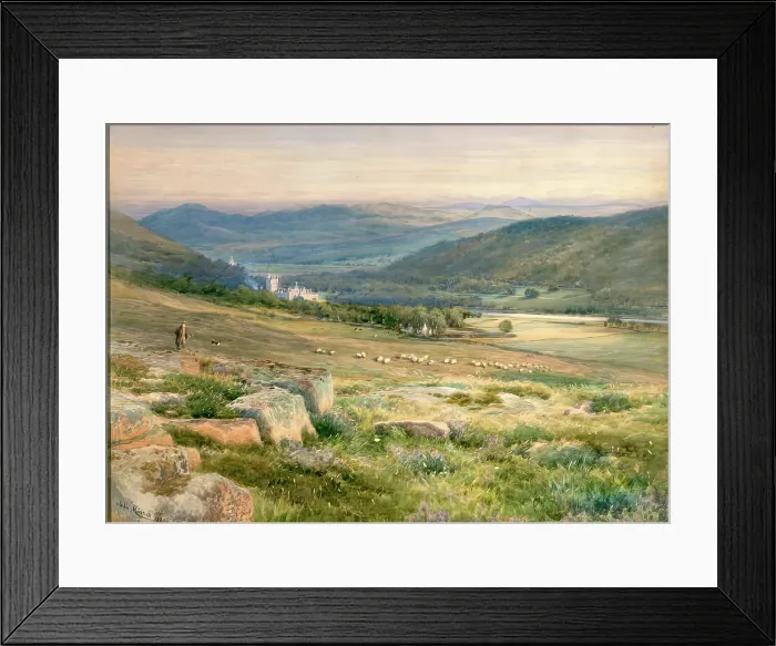 Framed Print : Balmoral Castle, 1898. Creator: John Mitchell Framed Print : Balmoral Castle, 1898. Creator: John Mitchell